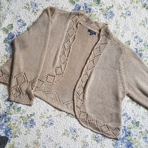 Knit Cropped Cardigan